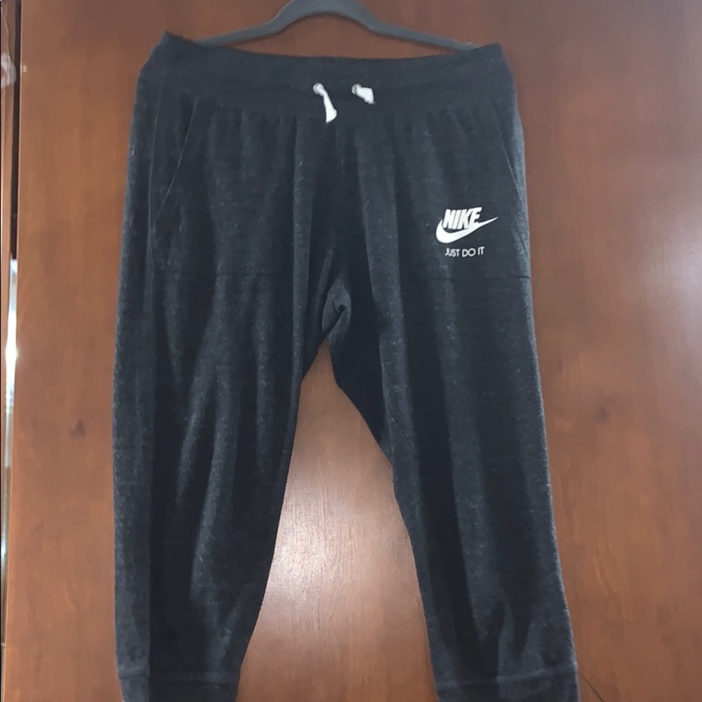 Nike Grey Cropped Joggers